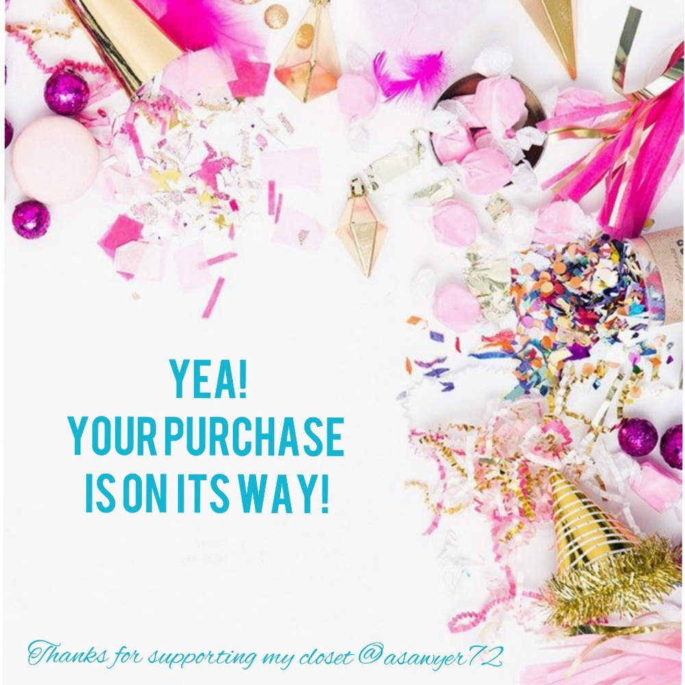 Thank you for your purchase🤗🤗🤗